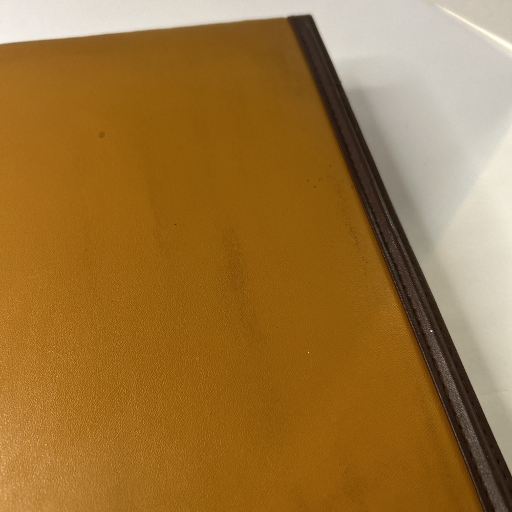 BACKGAMMON VTG GAME W/TAN LEATHER CASE - - Picture 5 of 11